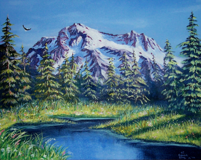 Mt. Shuksan - by Connie L. Stone