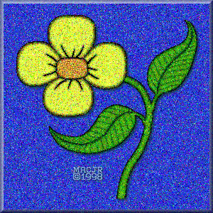 A 2015 revised full-size I'm Sorry flower